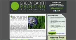 Desktop Screenshot of greenearthpainters.com